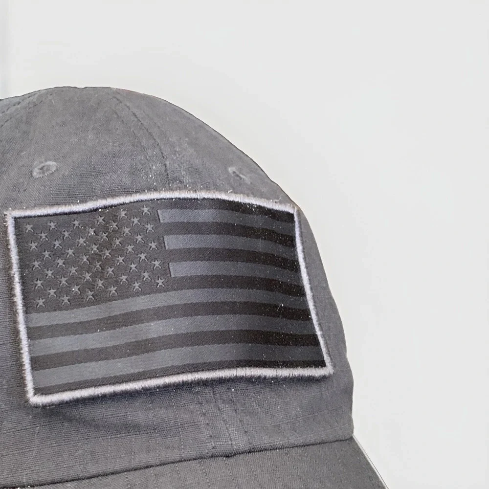 Nike Heritage 86 Hat Mens One Size Ripstop Military USA Patch Flag